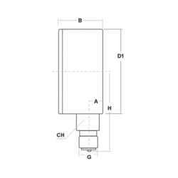 M040-R10-NVA MANOMETR RADIALNY-PIONOWY 40mm 0-10 BAR