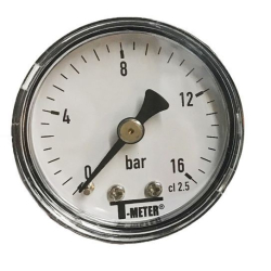 M040-P16-NVA MANOMETR OSIOWY-TYLNY 40mm 0-16 BAR