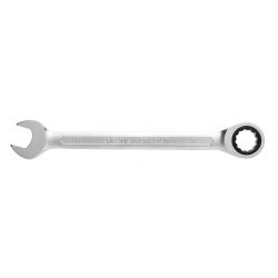 KLUCZ PŁASKO-OCZKOWY 21mm Z GRZECOTKĄ 72T - DIN3113 - STAL CrV