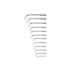 KLUCZE NASADOWE TYP L  8-24mm - ZESTAW 12szt - STAL CrV