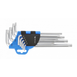 KLUCZE TAMPER TORX CrV - DŁUGIE - ZESTAW