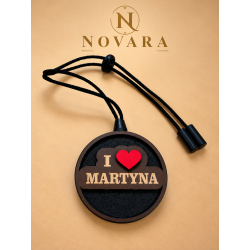 ZAWIESZKA SAMOCHODOWA "I LOVE MARTYNA"