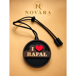 ZAWIESZKA SAMOCHODOWA "I LOVE RAFAŁ"