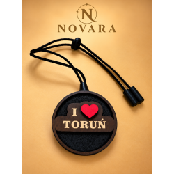 ZAWIESZKA SAMOCHODOWA "I LOVE TORUŃ"